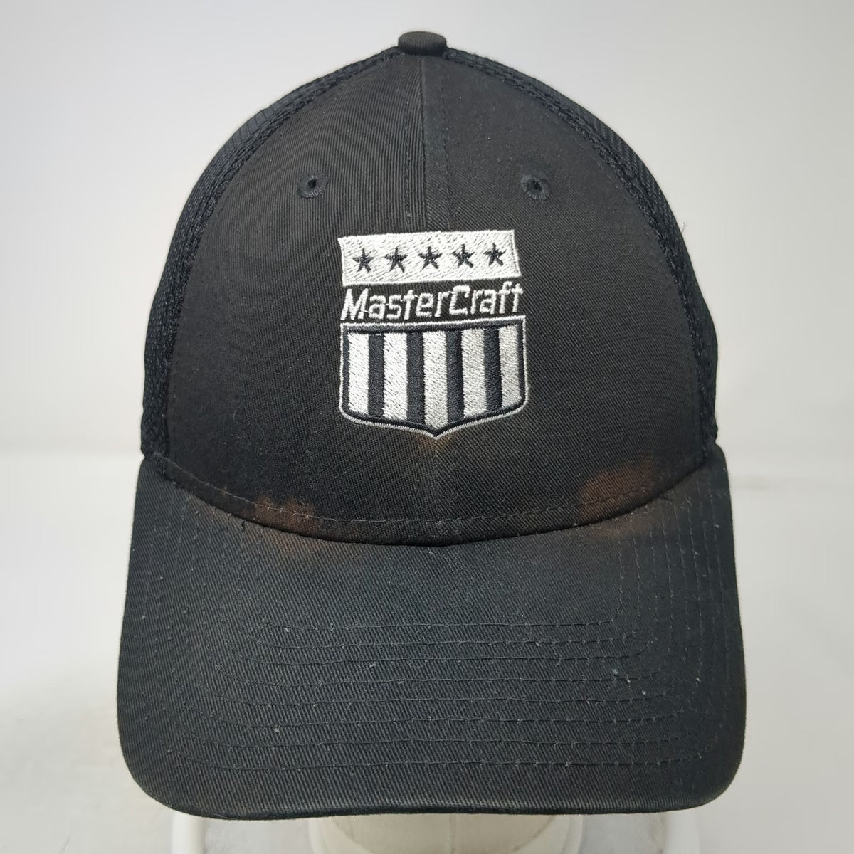 New Era MasterCraft Trucker Hat Black One Size Mesh Back Snapback Boat Logo