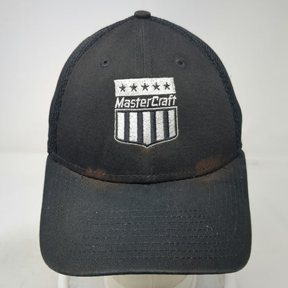New Era MasterCraft Trucker Hat Black One Size Mesh Back Snapback Boat Logo
