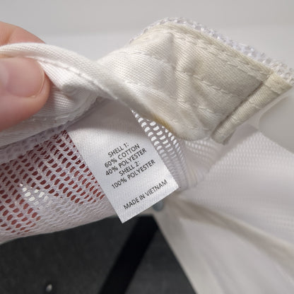 Burning Bullet Patch Snapback Trucker Hat Gray One Size Mesh Back