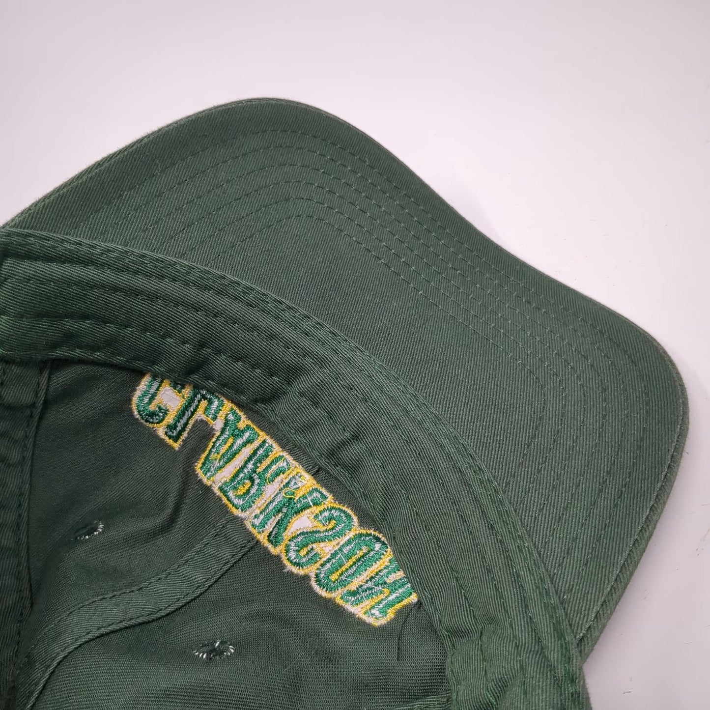 Legacy Clarkson Golden Knights NCAA Cap Green Yellow One Size Slideback Logo Hat