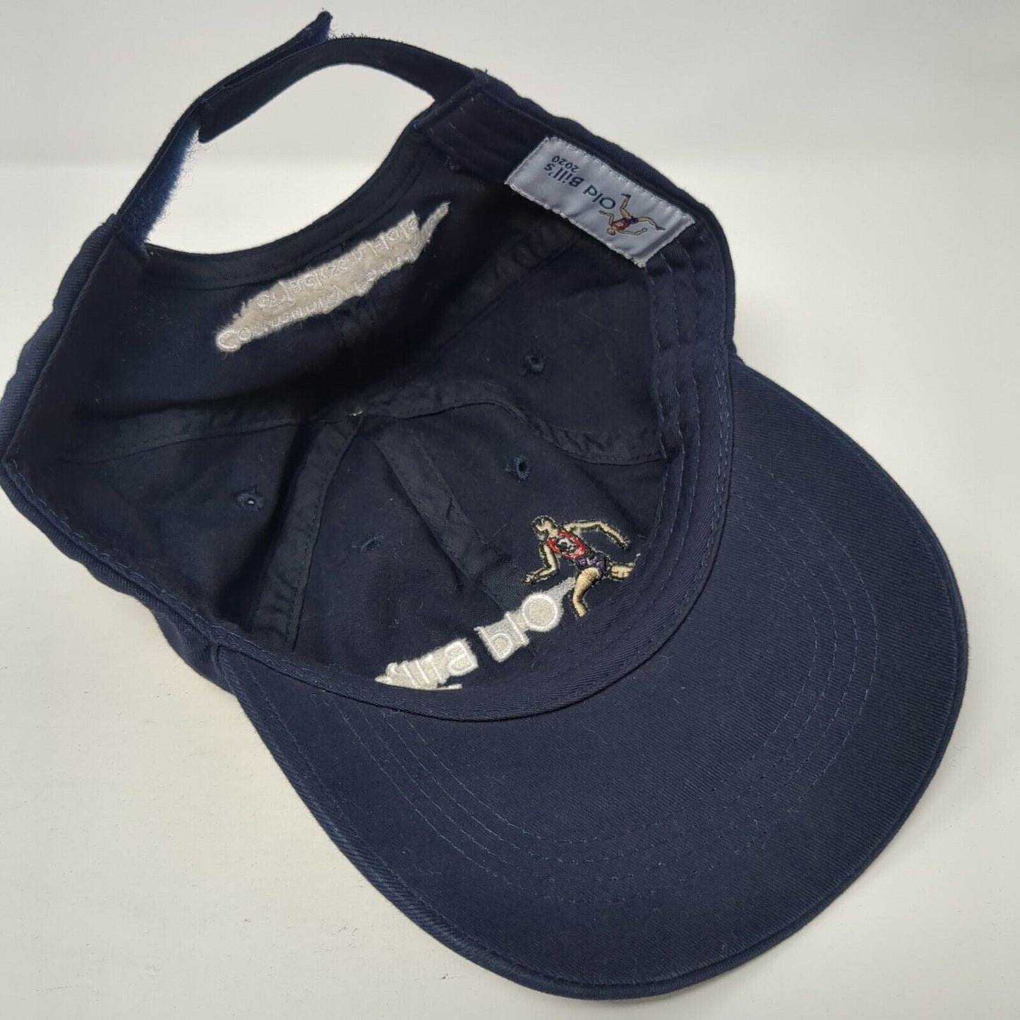 Old Bill's 2020 Run Committee Strapback Hat Blue One Size Adjustable Embroidered