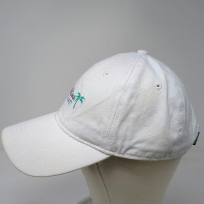 Ouray Baseball Cap White One Size Catalina Island Palm Tree Strapback Cotton hat