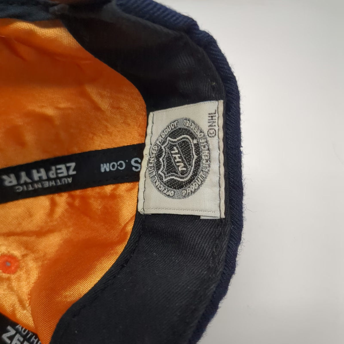 Philadelphia Flyers NHL Zephyr Snapback Hat Blue Orange One Size Lacer Laces