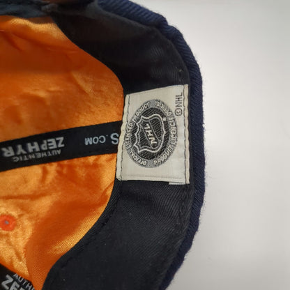 Philadelphia Flyers NHL Zephyr Snapback Hat Blue Orange One Size Lacer Laces