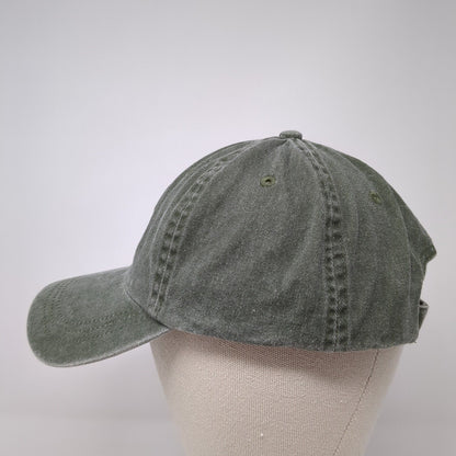 314 Slideback Hat Green One Size Adjustable Embroidered Outdoor HG
