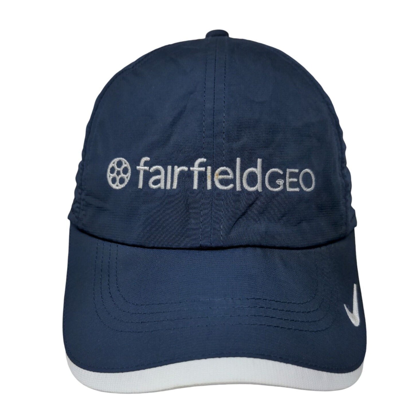 Fairfield Geo Strapback Hat Blue OSFM Embroidered Nike Heritage 86