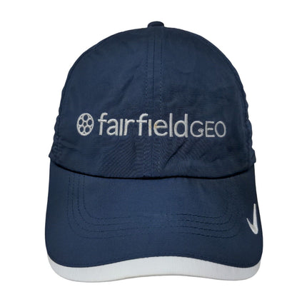 Fairfield Geo Strapback Hat Blue OSFM Embroidered Nike Heritage 86