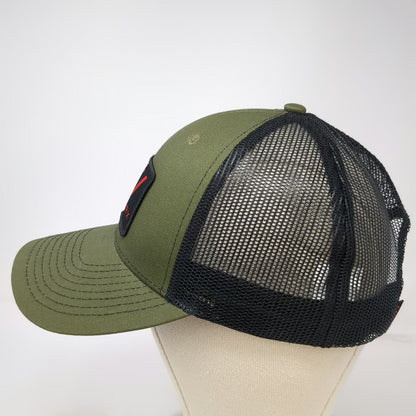 Hoyt Archery Trucker Hat Green One Size Redwrx Patch Mesh Snapback Red Black