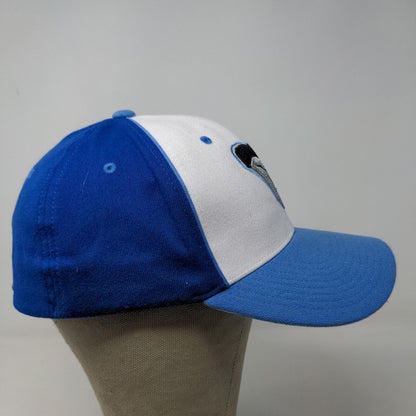 Zephyr Men's Fitted Hat Blue Size M/L Embroidered Shark Tooth Logo Acrylic