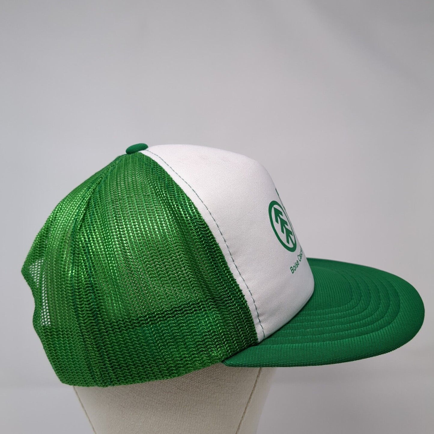 Weiser Boise Cascade Snapback Mesh Back Trucker Hat Green White OSFA Logo