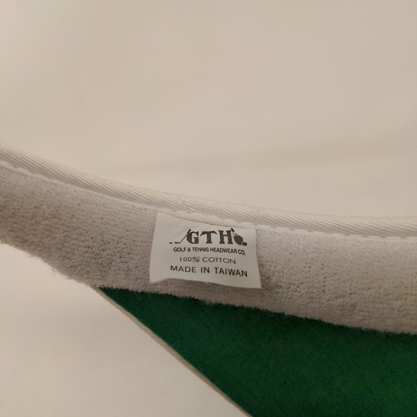 Golf & Tennis Headwear Clip On Sun Visor Hat White One Size Golf Club Patch