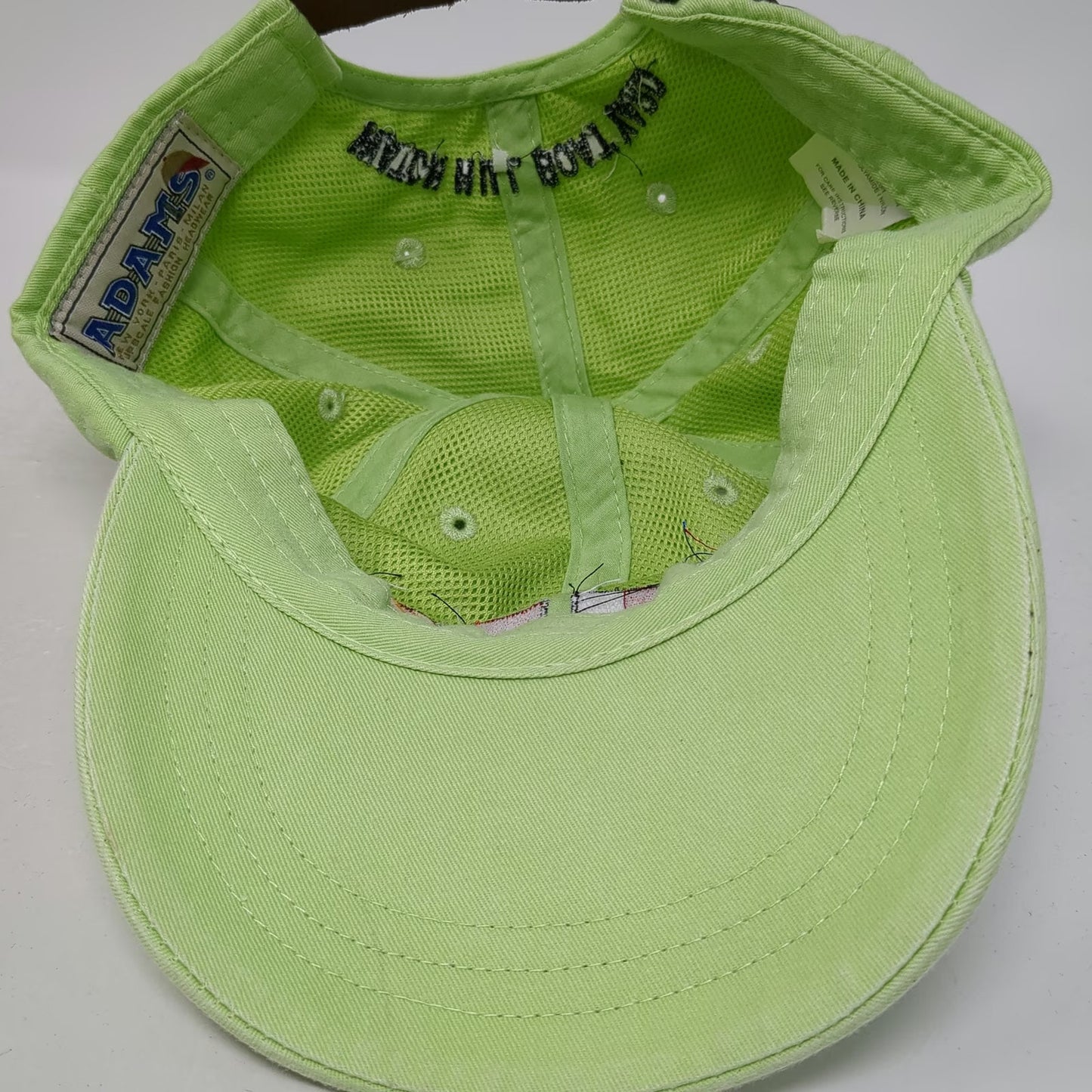 Adams Baseball Cap Green One Size Watch Hill Boat Yard Nautical Flags Hat