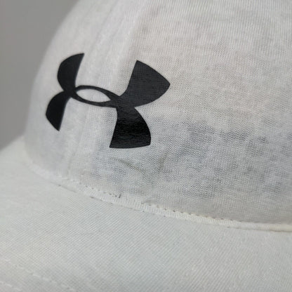 Under Armour Women's Slideback Hat White OSFA Adjustable Embroidered 6 Panel