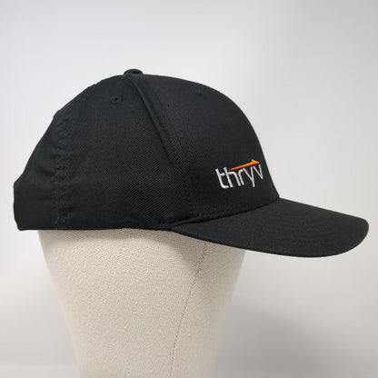 TravisMathew Snapback Black Hat One Size thryv Logo Yupoong Flexfit 110 Stretch