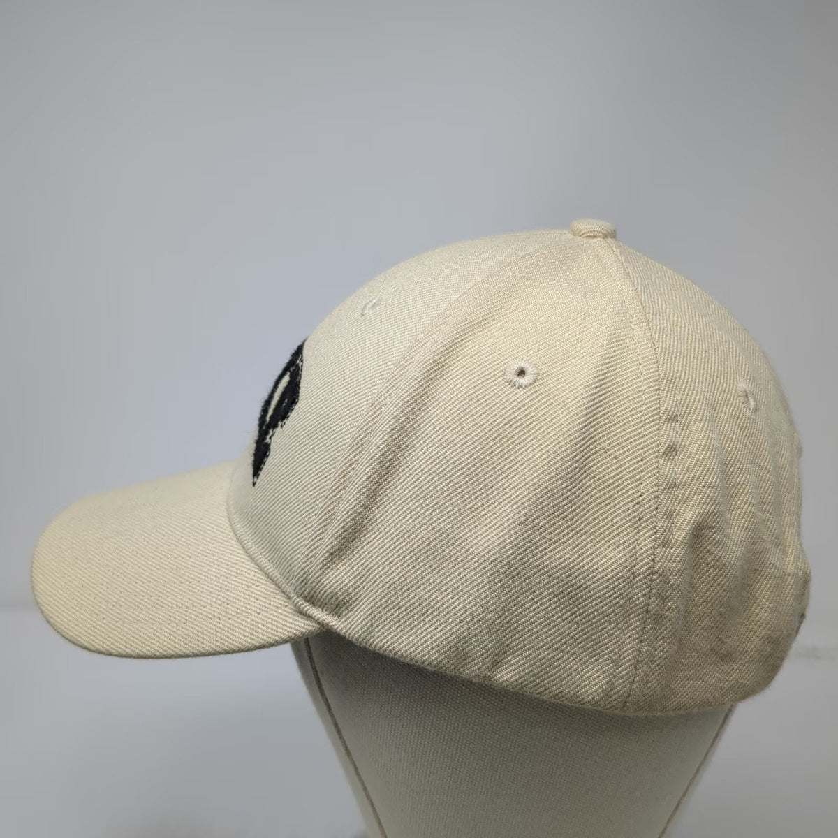 Nike Baseball Cap Beige Vintage Arched Embroidered Logo Strapback Hat Swoosh