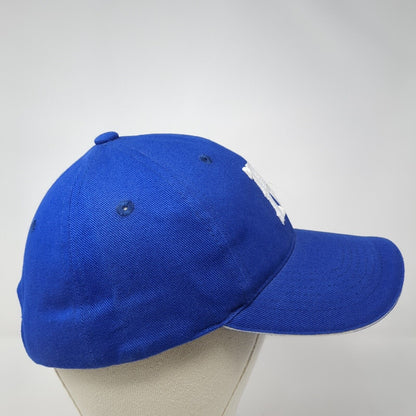 N Slideback Hat Blue One Size Adjustable Embroidered 6 Panel Sportsman