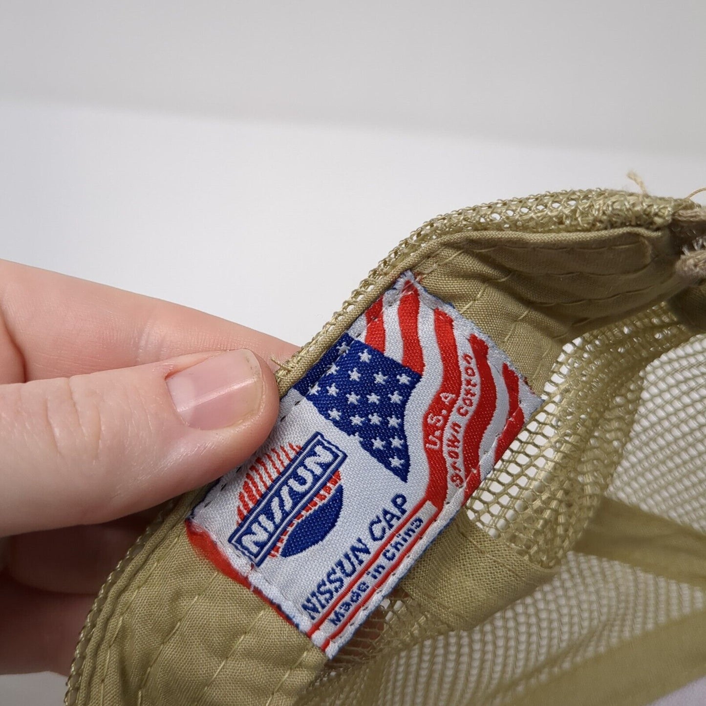 Siscra Wild Bunch Strapback Trucker Hat Tan One Size Mesh Back Nissun