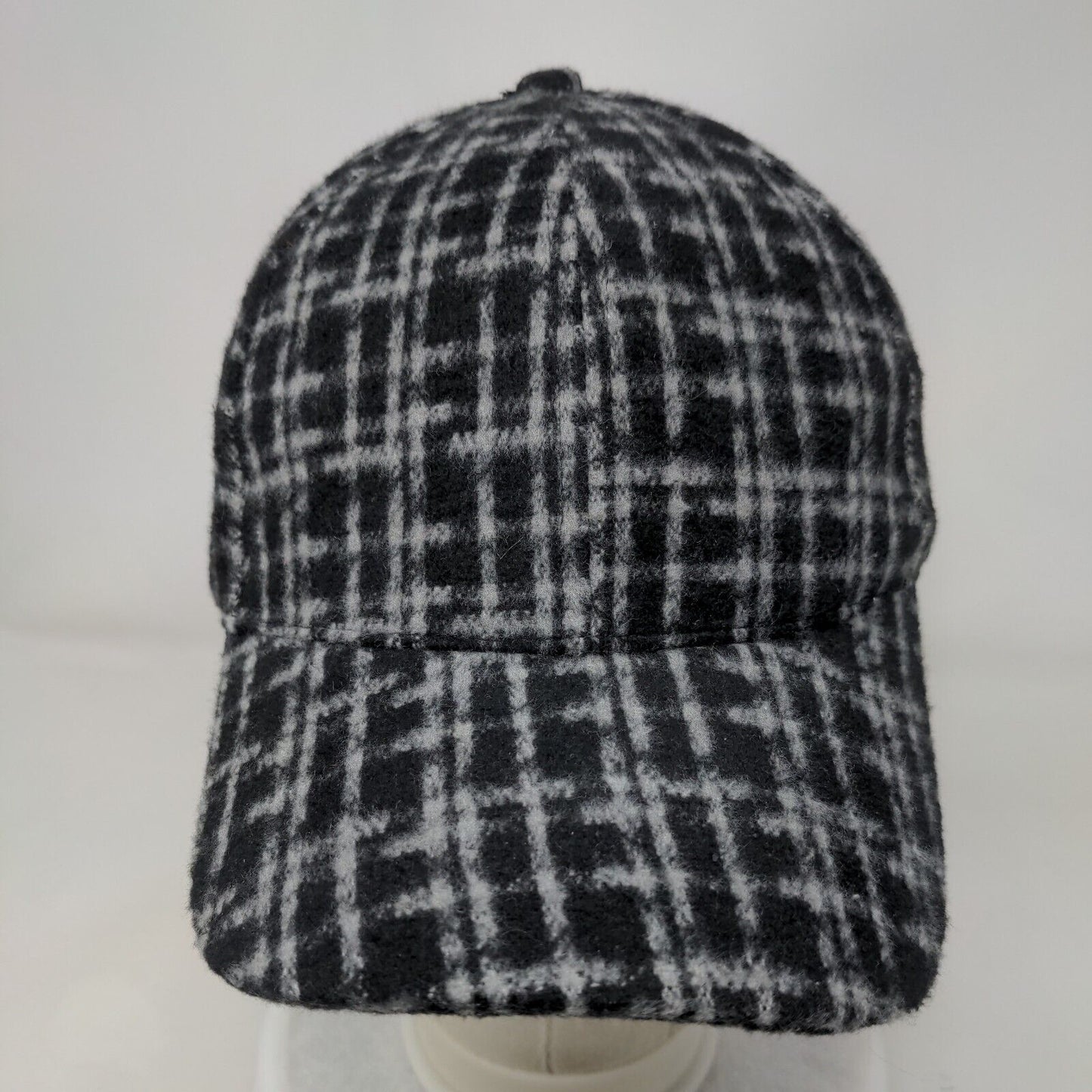 David And Young Strapback Hat Multicolor One Size Plaid 6 Panel
