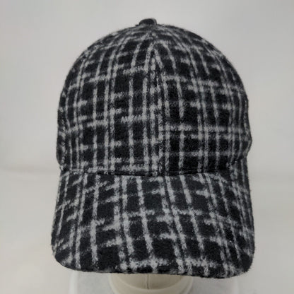 David And Young Strapback Hat Multicolor One Size Plaid 6 Panel