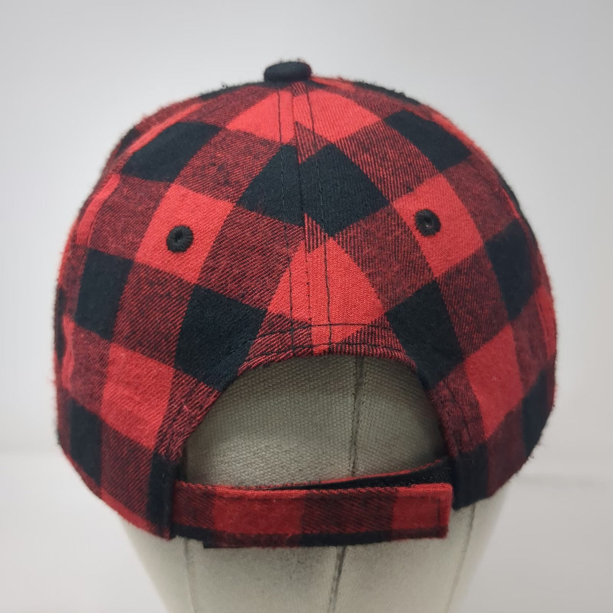 SNCO 5 Panel Red Hat One Size Bigfoot Washington Plaid Sasquatch Checkered