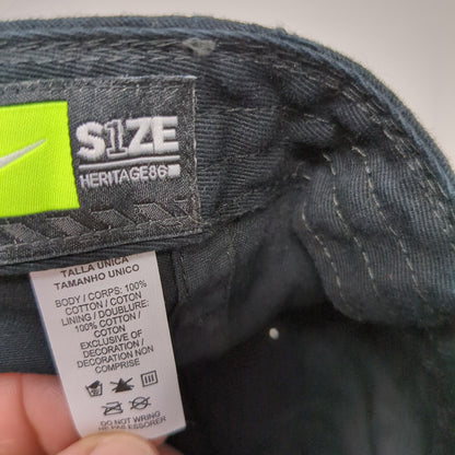 Nike Slideback Hat Black OSFA Adjustable Embroidered Swoosh Heritage86