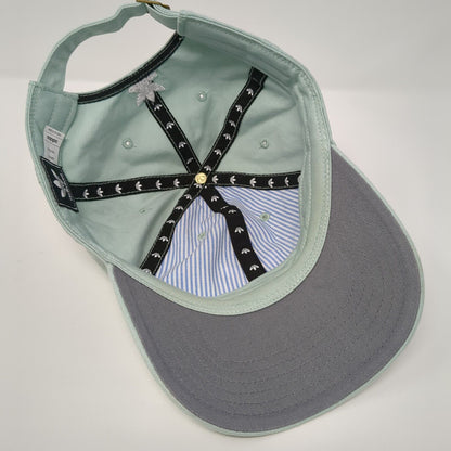 Adidas Trefoil Slideback Hat Green One Size Solid Embroidered 6 Panel