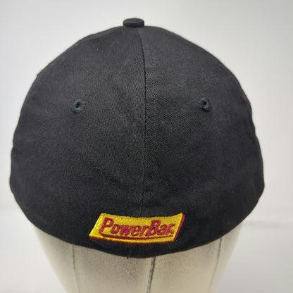 NU-FIT PowerBar Team Elite Hat Black XL Baseball Cap Stretch Fit Embroidered