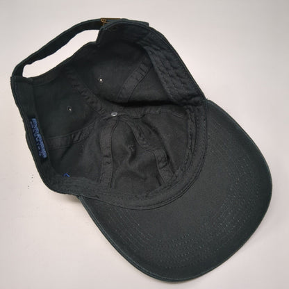 Gelante Slideback Hat Black OSFA Adjustable Blank Solid Vent Holes