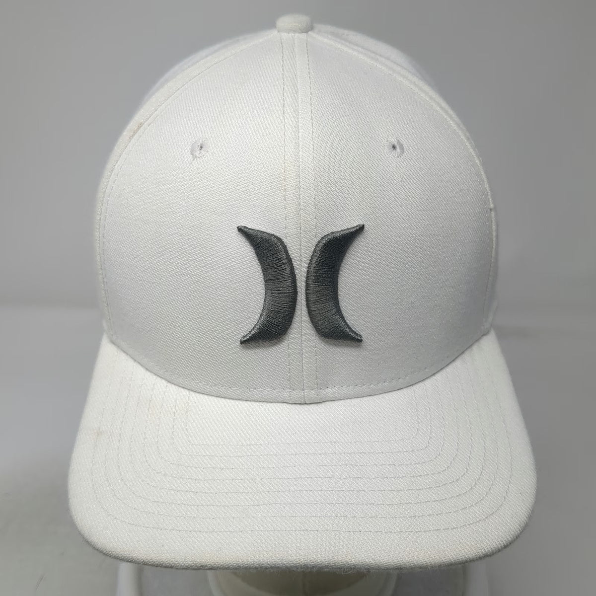 Hurley Baseball Cap White One Size Boise State Broncos Embroidered Logo Hat