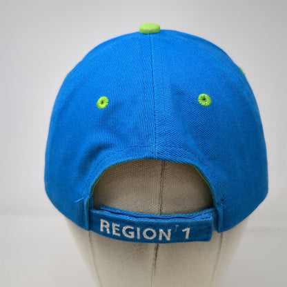 HALO Wawa Region 1 Blue Green OSFM Baseball Cap Hat Embroidered Logo Strapback