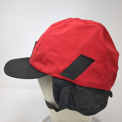 Outdoor Research Baseball Cap Red M Gore-Tex Ear Flaps Made in USA Toggle Hat