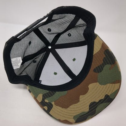 Beer Vibes Only Snapback Mesh Back Trucker Hat Camo One Size Adjustable