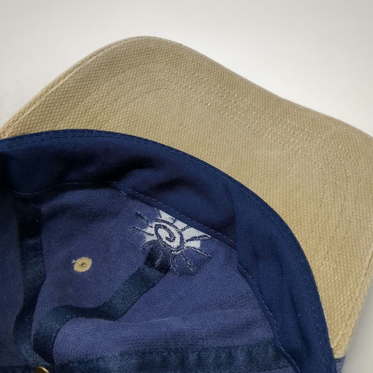 SAN SUN Barbados Baseball Cap Blue One Size Embroidered Slideback Graphic Hat