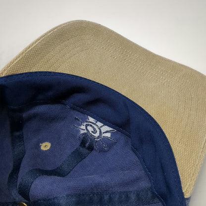 SAN SUN Barbados Baseball Cap Blue One Size Embroidered Slideback Graphic Hat