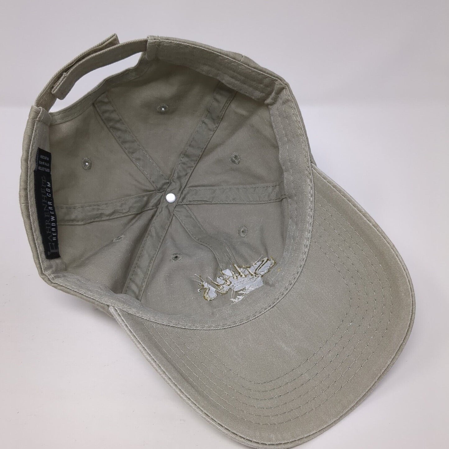 Silvey's Fly Fishing Strapback Hat Tan One Size Adjustable Fahrenheit