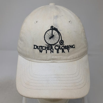Ouray Sportswear Baseball Cap White One Size Dutcher Crossing Winery Strapback