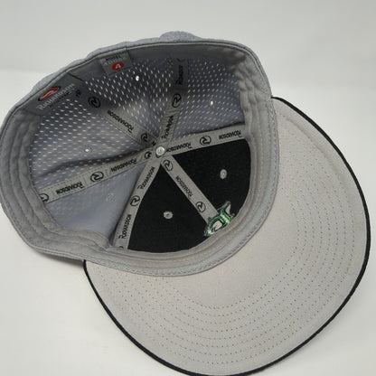 Broncos Fitted Hat Gray One Size Embroidered Logo Colorblock Richardson