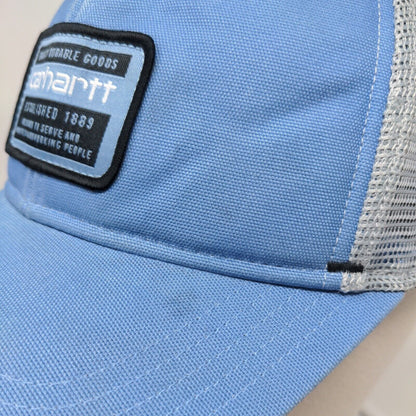 Carhartt Patch Snapback Mesh Back Trucker Hat Blue OSFA Colorblock