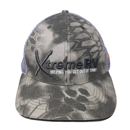 Xtreme RV Helping You Get Out Of Town Trucker Hat Multicolor OS Camouflage Mesh