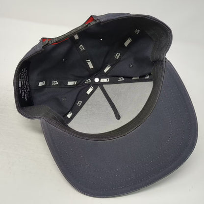 TRUE Linkswear 5 Panel Hat Gray One Size Skeleton Golfer Embroidered Snapback