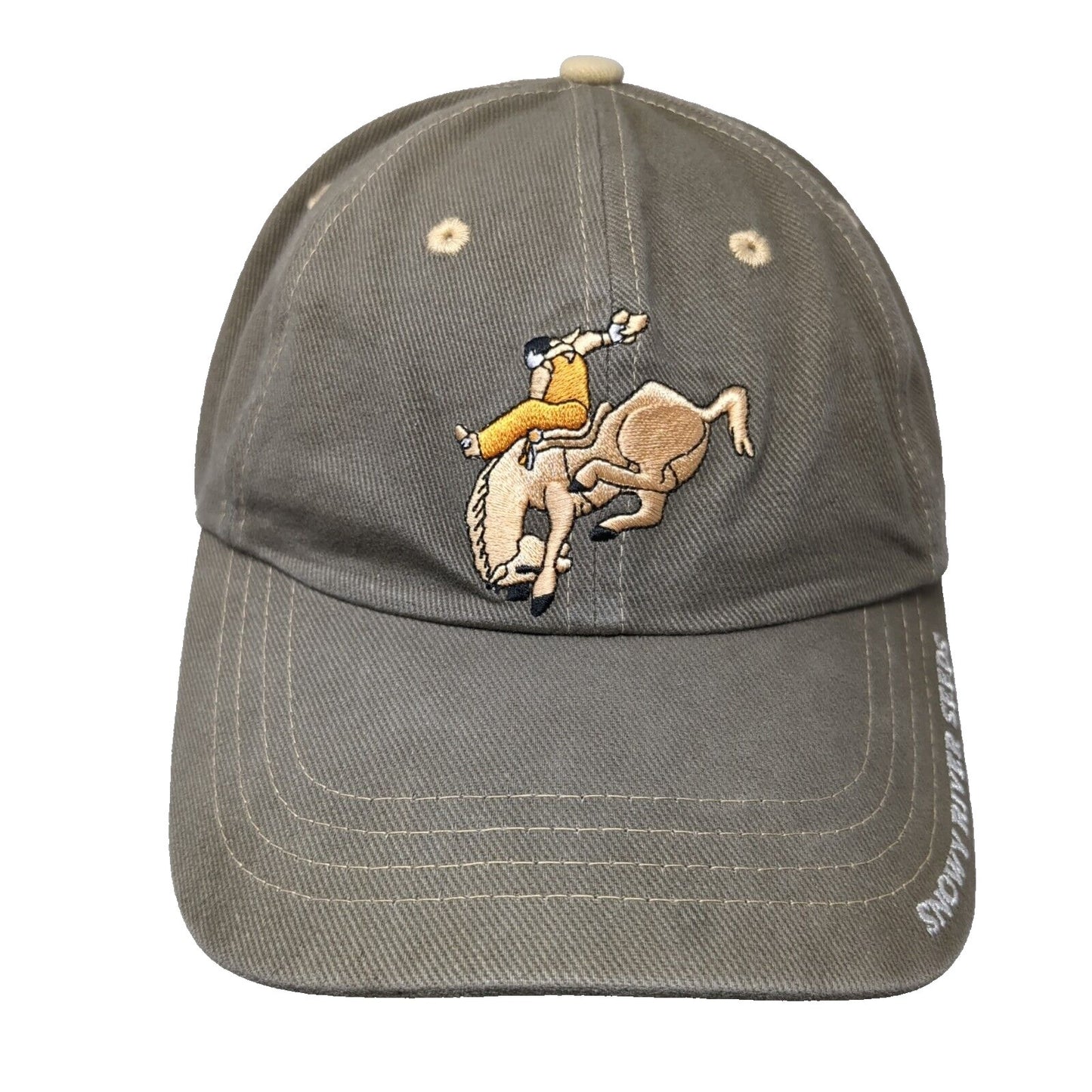 Cowboy Snowy River Seeds Slideback Hat Brown One Size Solid Adjustable
