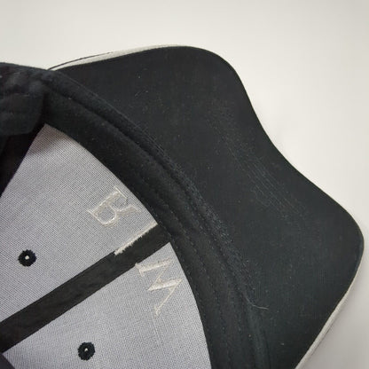 RW Strapback Hat Black OSFA Adjustable Embroidered 6 Panel Hit Wear