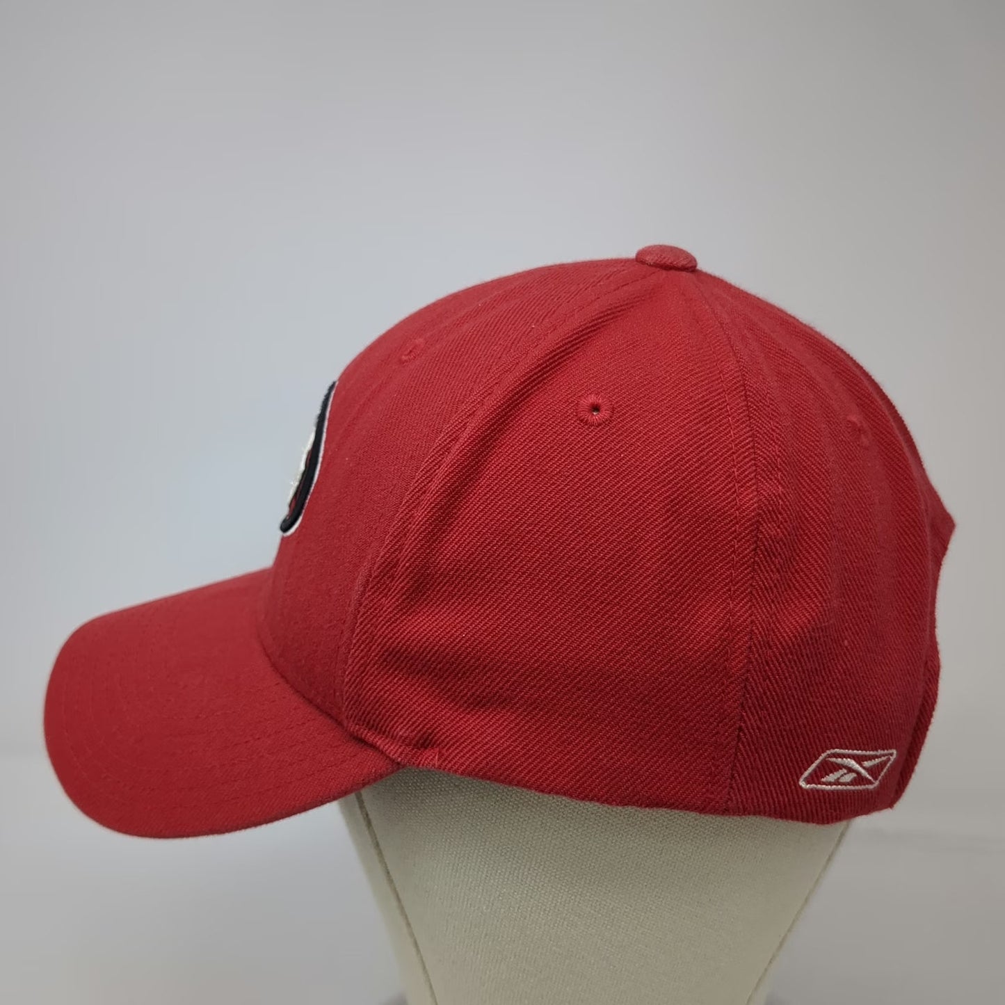 Reebok San Francisco 49ers NFL Red Cap OSFM Sideline Strapback Embroidered Hat