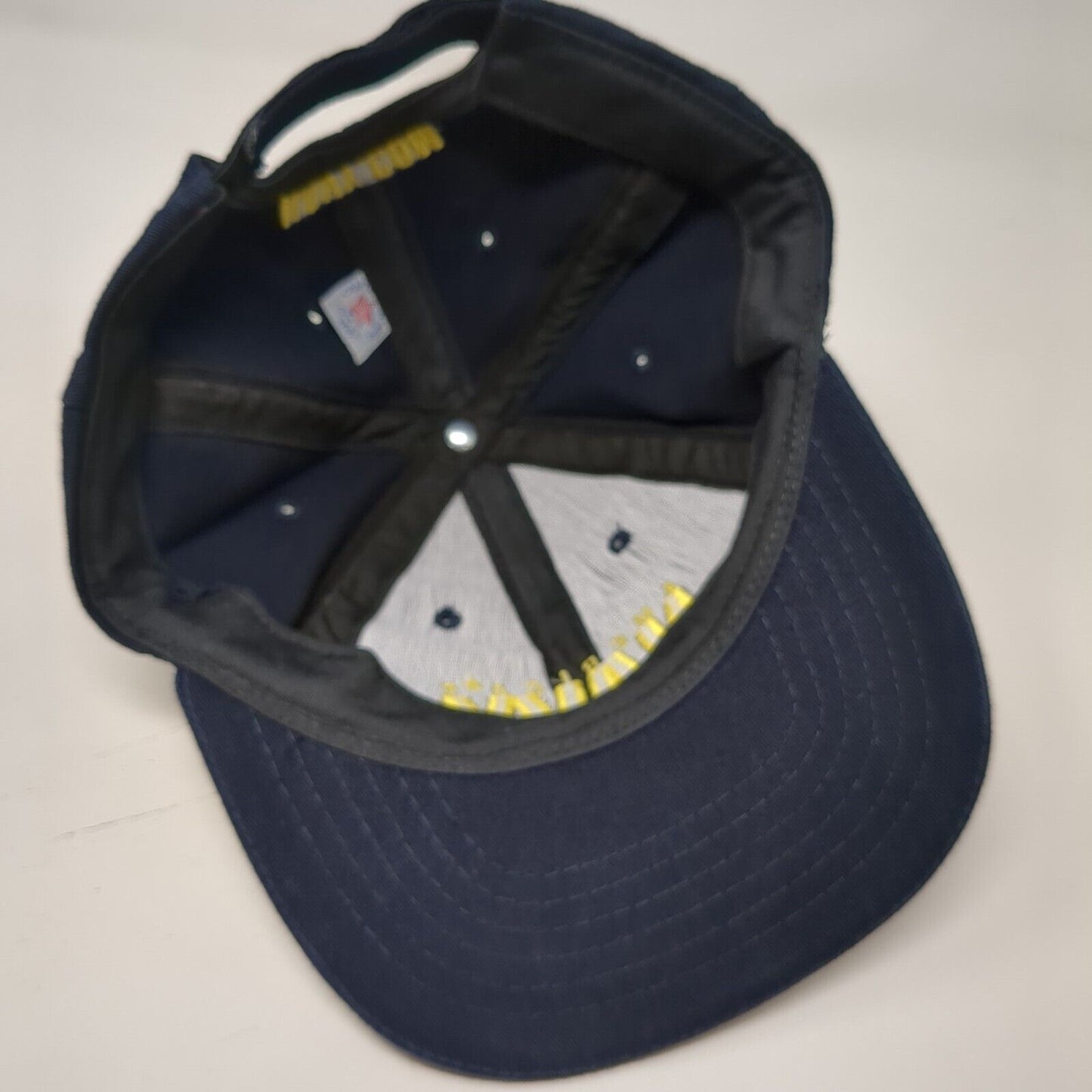 America's Navy Strapback Hat Blue One Size Adjustable Embroidered