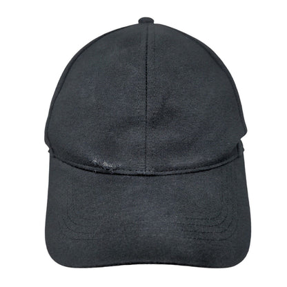 Melrose And Market Strapback Hat Black One Size Adjustable Vented Holes Blank