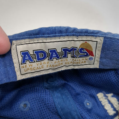 Adams Baseball Cap Blue One Size Strapback Union Bluff Hotel York Beach ME Hat