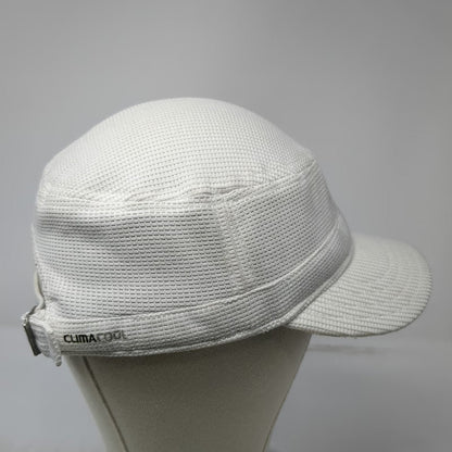 Adidas Army Cap White One Size Waffle Knit ClimaCool Logo Strapback Hat