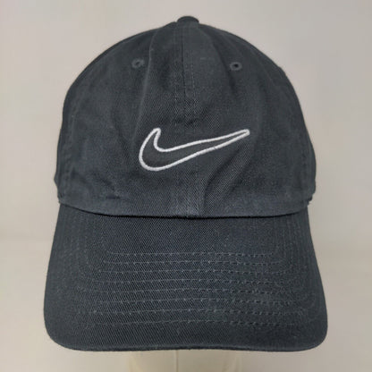 Nike S1ze Heritage 86 Men's Slideback Hat Black Size OSFM Embroidered Logo