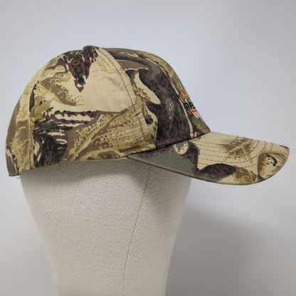 nVent Caddy Camo Baseball Cap OSFM Beige Hat Embroidered Electrical Strapback
