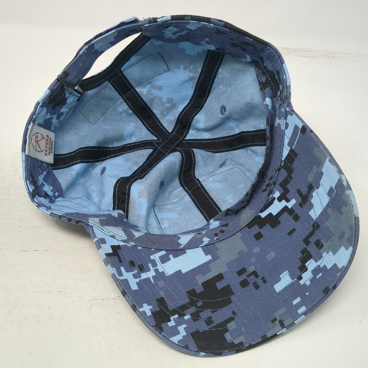 Rothco Baseball Cap Blue One Size Digital Camo Tactical Patch Hat